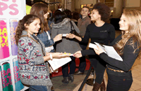 Student Distribution and Flyering in Glasgow University, Caledonian & Strathclyde Universities by theFDG teams.